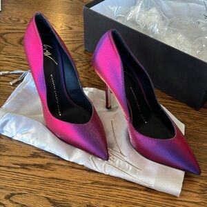 Giuseppe Zanotti Design Pink Simmer Heels LIKE NEW NEVER WORN